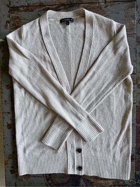 Banana Republic Light Tan Knit Cardigan